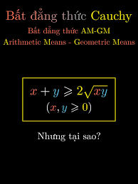 Minh họa công thức bất đẳng thức Cauchy
