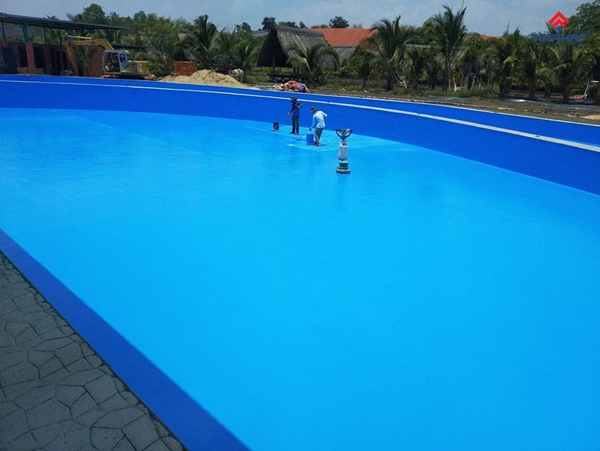 tính toán trong bài toán bọc giấy và sơn bể nước