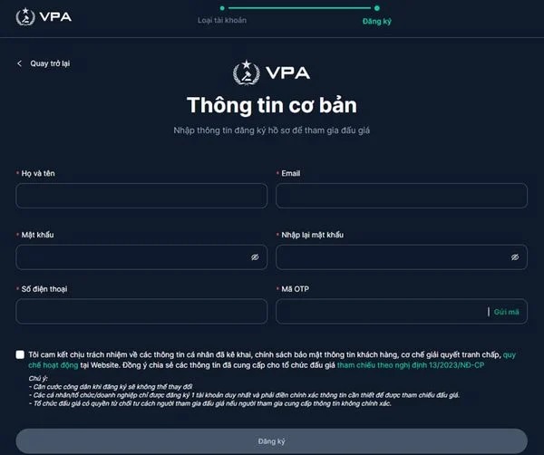 Đấu giá biển số xe