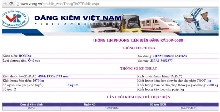 Tìm tên chủ xe qua biển số xe máy
