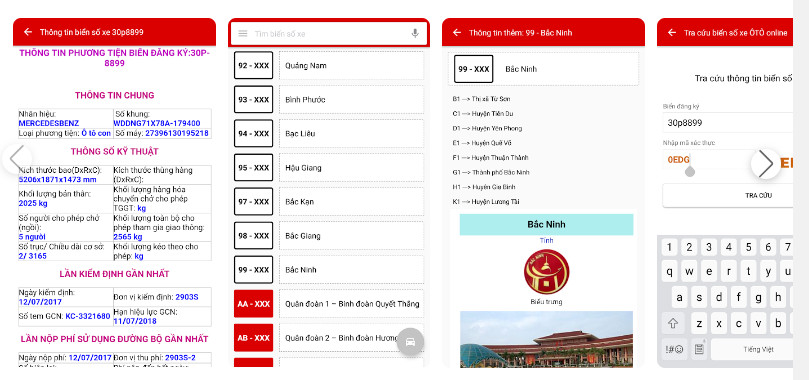 Tra cứu biển số xe