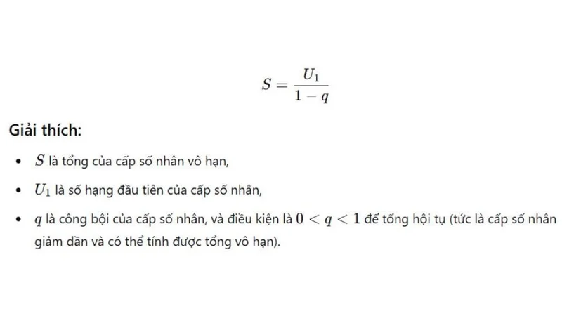 Công thức cấp số nhân